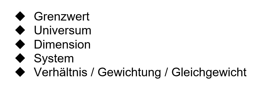 Liste ausgewählter Materieeigenschaften ohne Komplementärbegriff Liste ausgewählter Materieeigenschaften ohne Komplementärbegriff